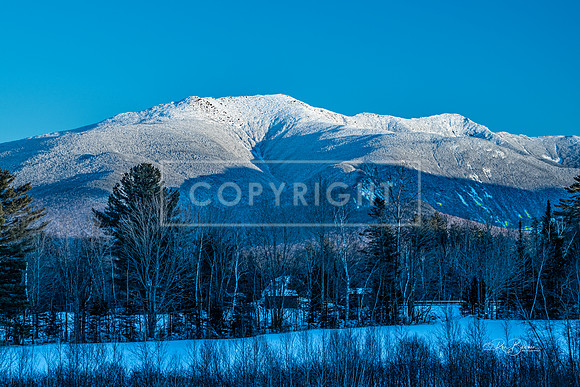 3042 Mt. Lafayette Winter Scene - Franconia Notch, NH