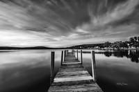 1745 BW  Meredith Pier - Meredith, NH