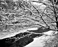 0010 BW Winter on the Ammonoosuc - Twin Mt. NH