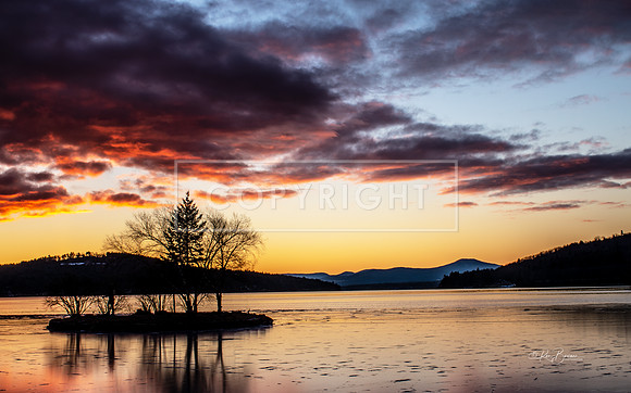 1421 - Meredith Bay Twilight - Meredith NH
