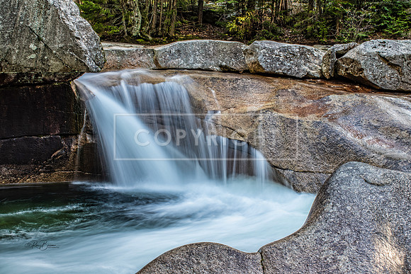 0196 Basin Waterfall - Franconia Notch, NH