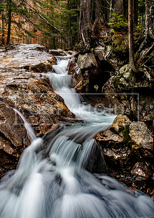 0322 Basin Waterfall - Franconia Notch, NH