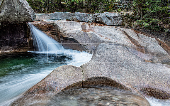 1615  Basin Waterfall - Franconia Notch, NH
