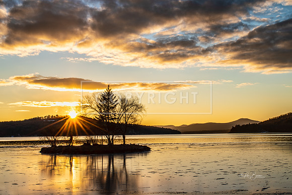 1434  Lake Winnipesaukee Sunrise - Meredith, NH